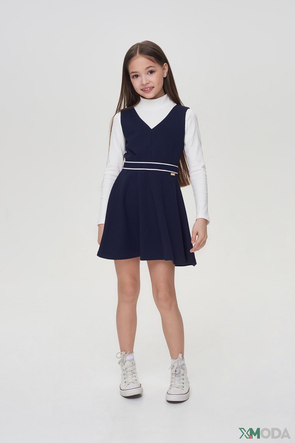 Платье Choupette синее, школьное