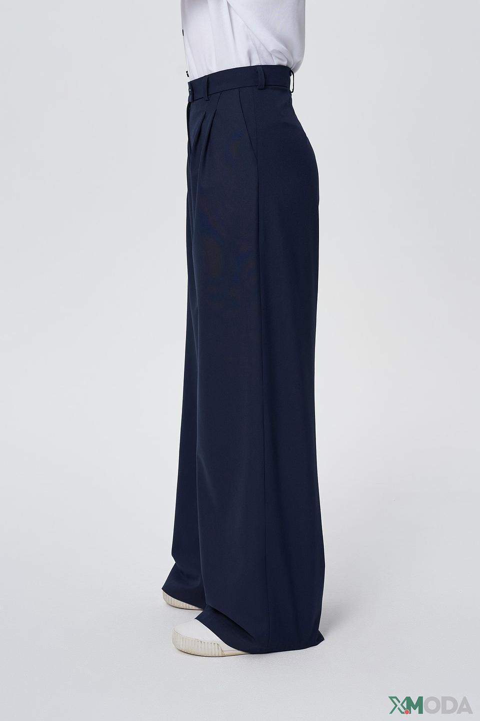 Брюки Choupette широкие тёмно-синие