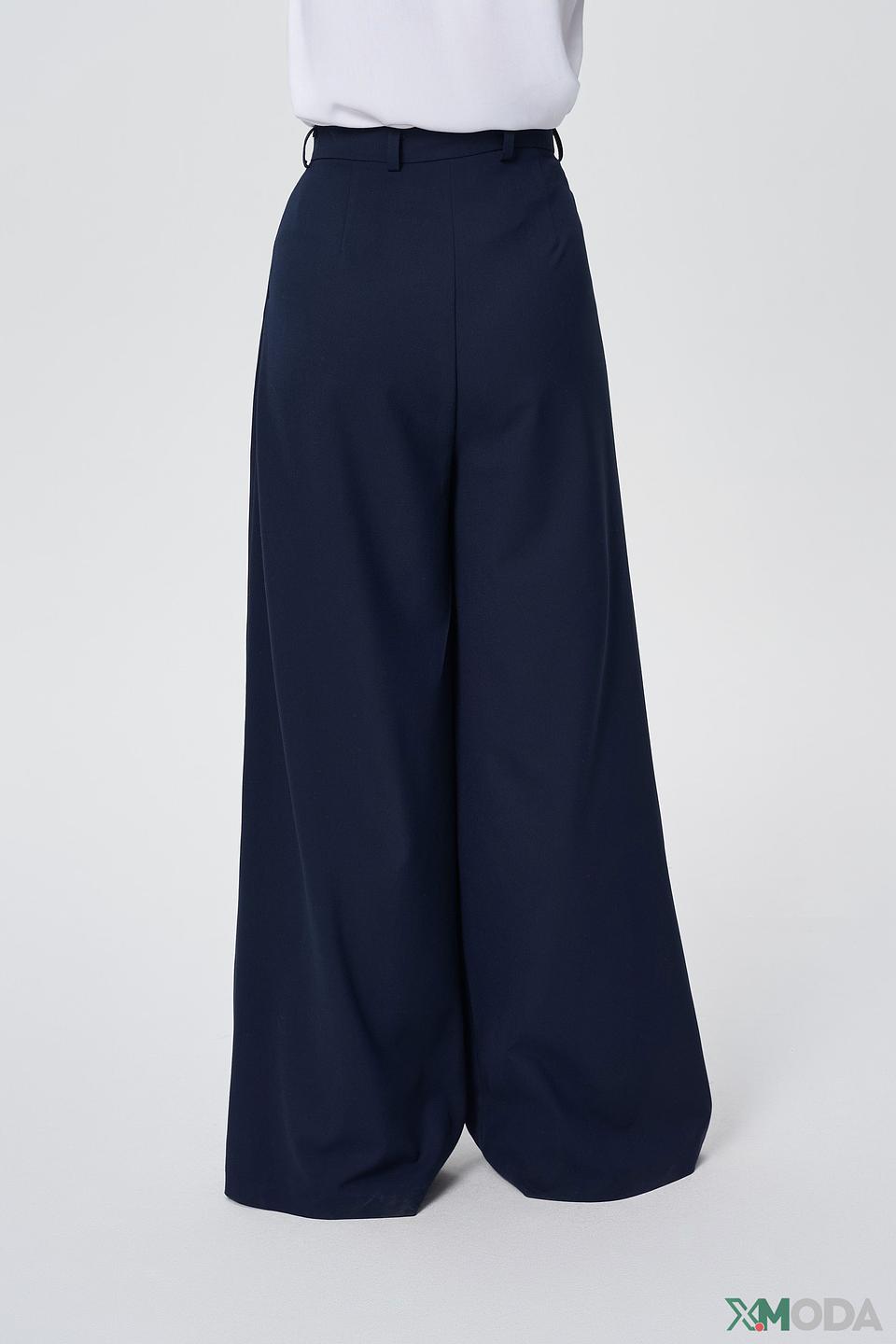 Брюки Choupette широкие тёмно-синие