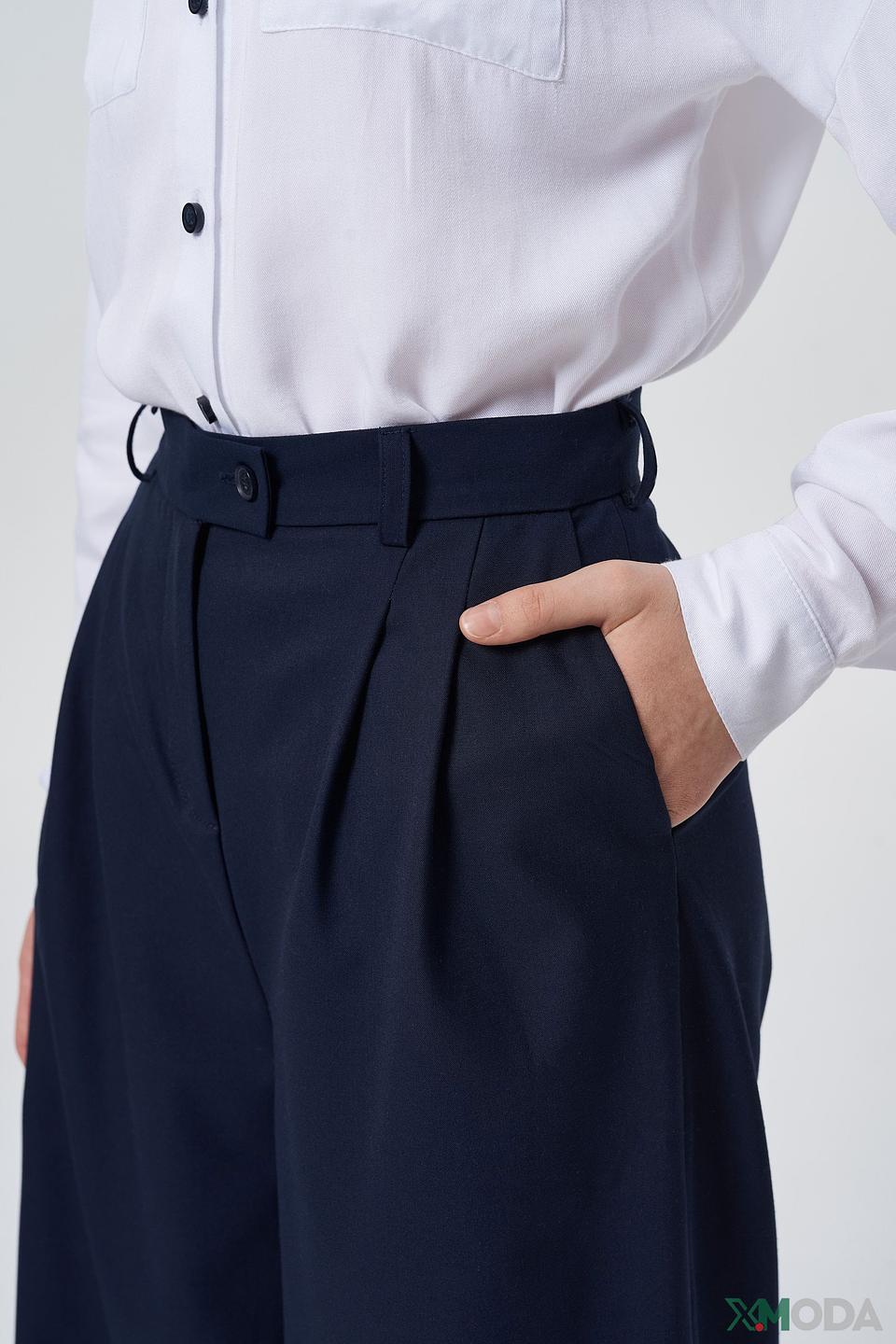 Брюки Choupette широкие тёмно-синие