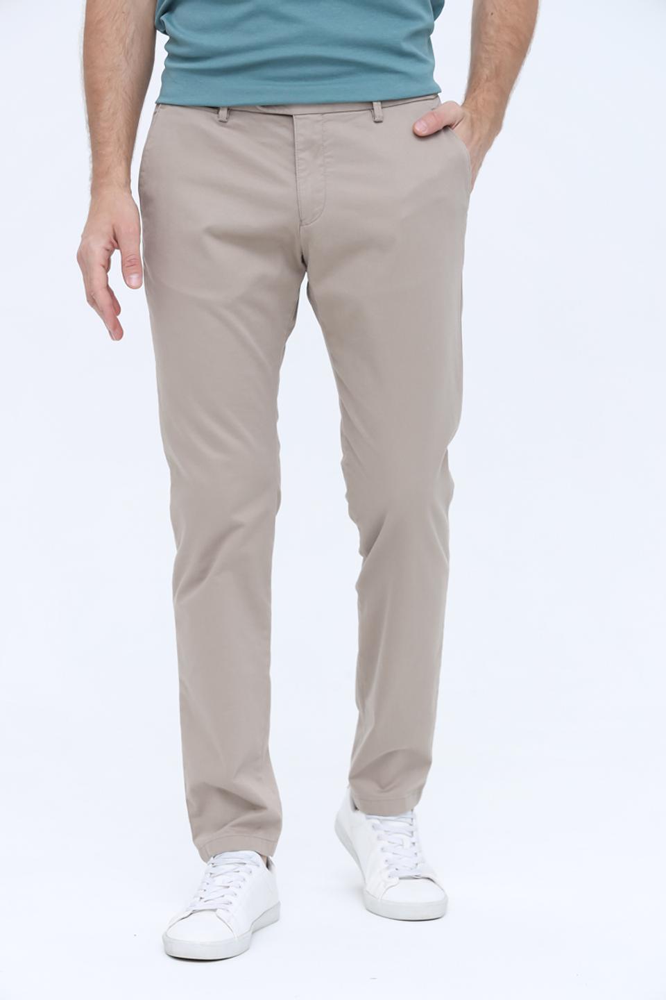 Брюки Bugatti бежевые Slim Fit