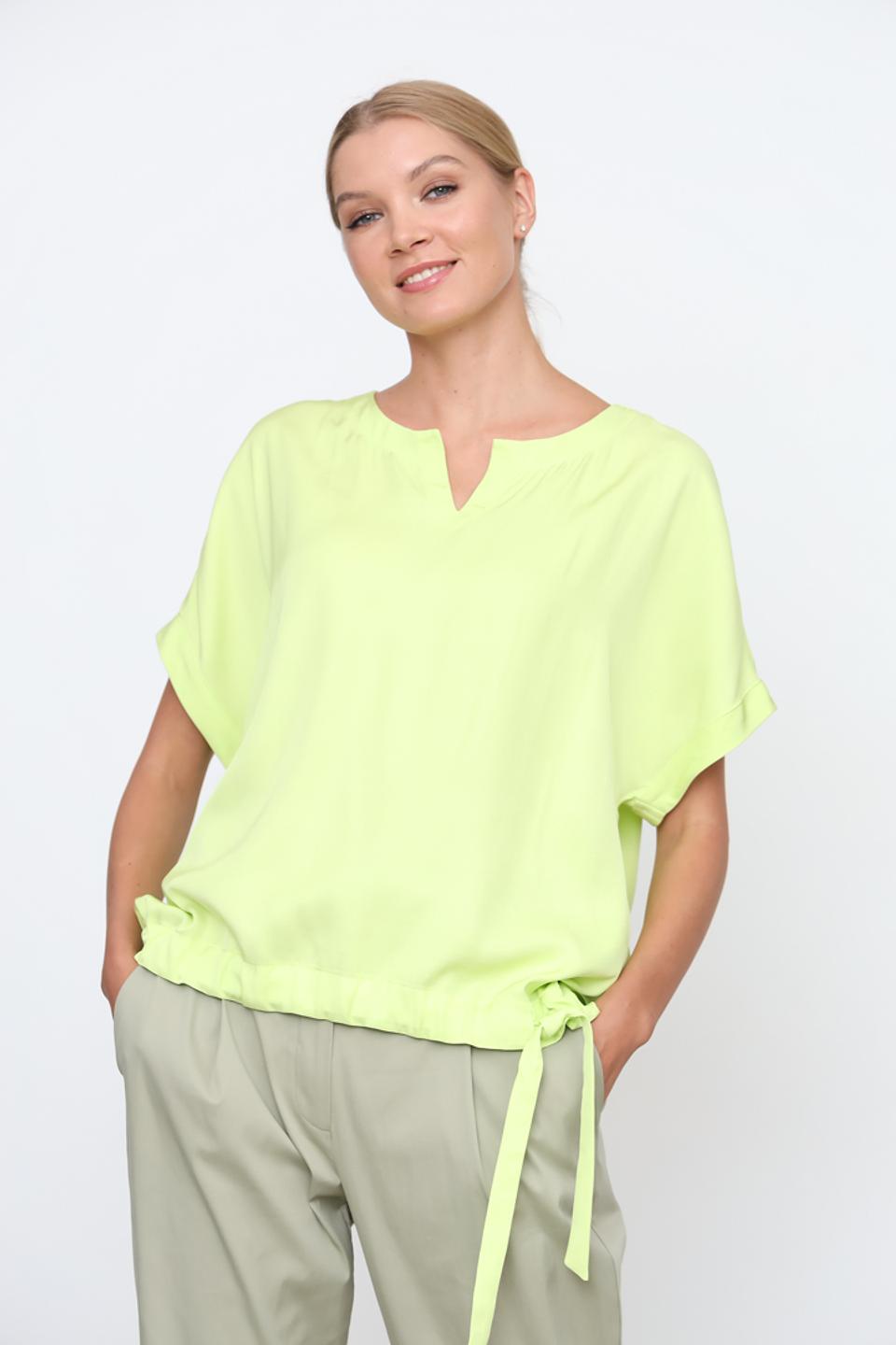 Блуза Gerry Weber лайм с завязками