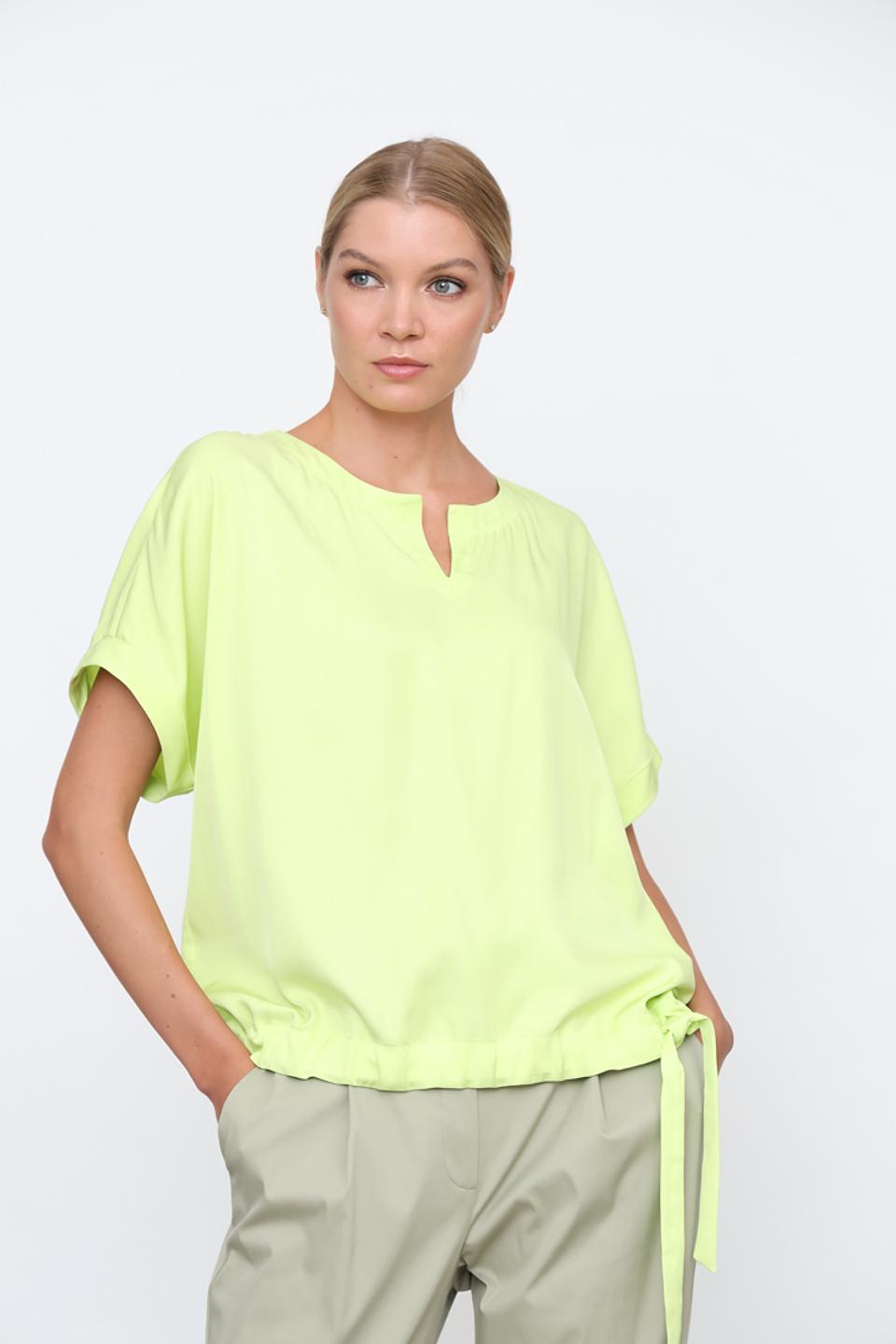 Блуза Gerry Weber лайм с завязками