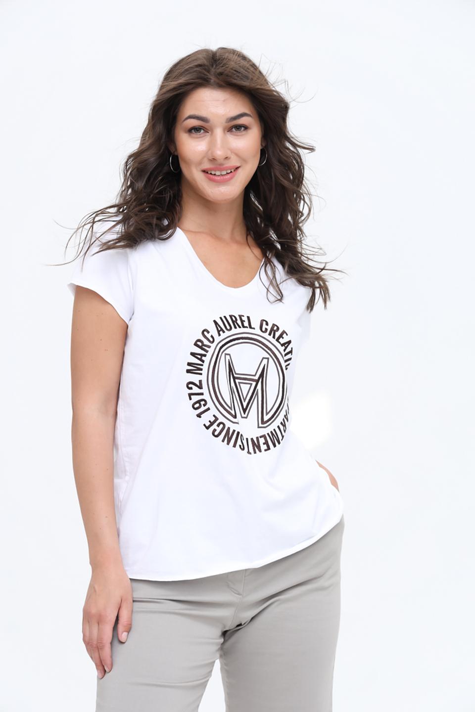 Футболка Marc Aurel с принтом