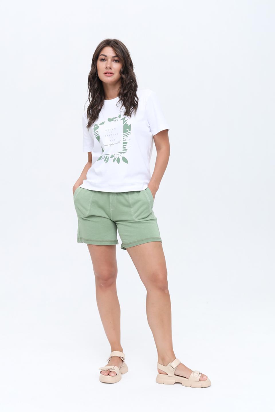 Шорты Time Zone мятные