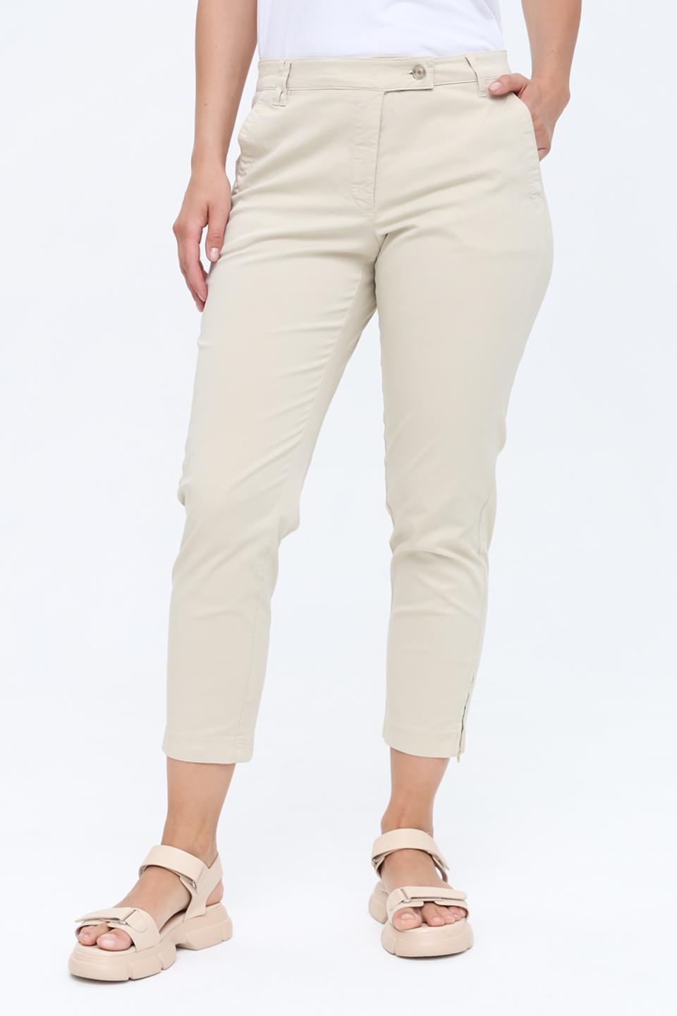 Брюки Zerres бежевые с молнией