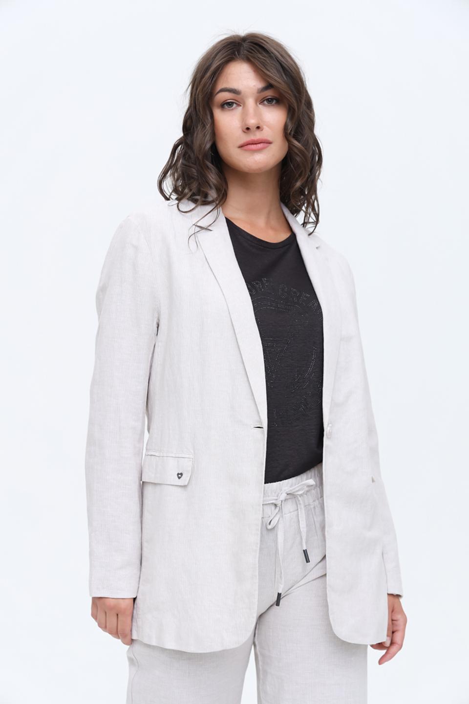Жакет Zhrill льняной бежевый