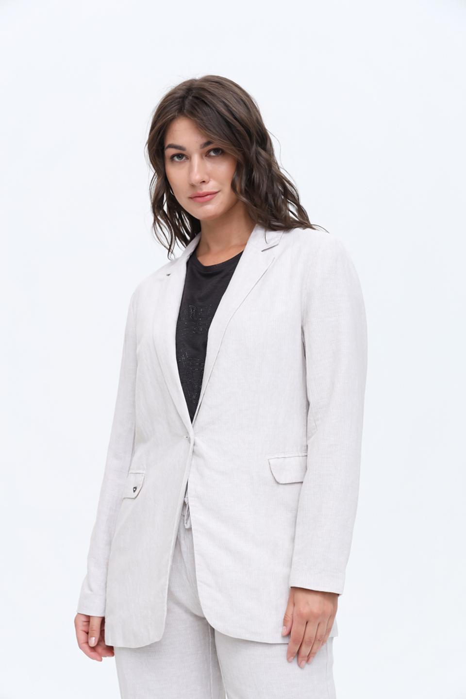 Жакет Zhrill льняной бежевый