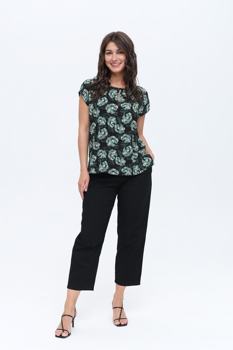 Брюки Time Zone чёрные с завязками