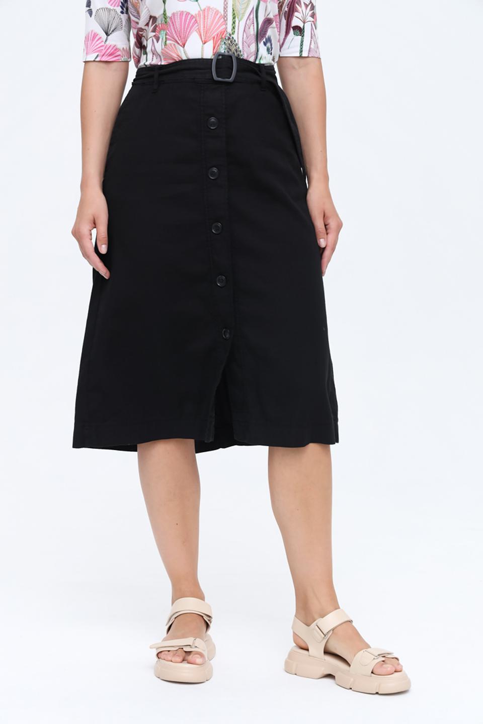 Юбка Gardeur чёрная с поясом