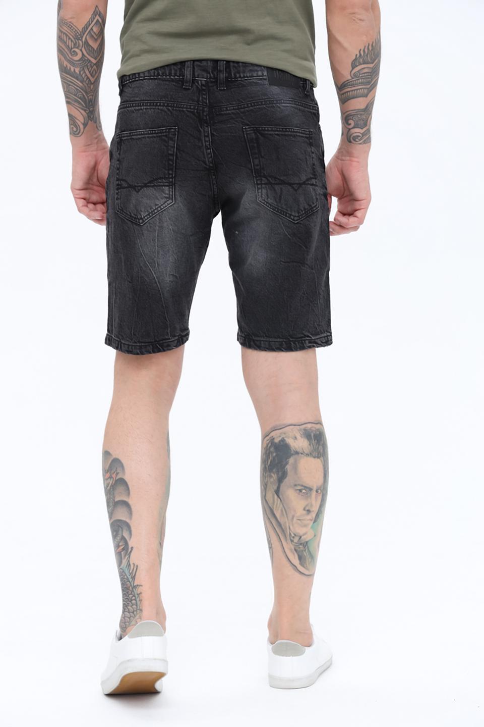 Шорты Alcott серые с потертостями