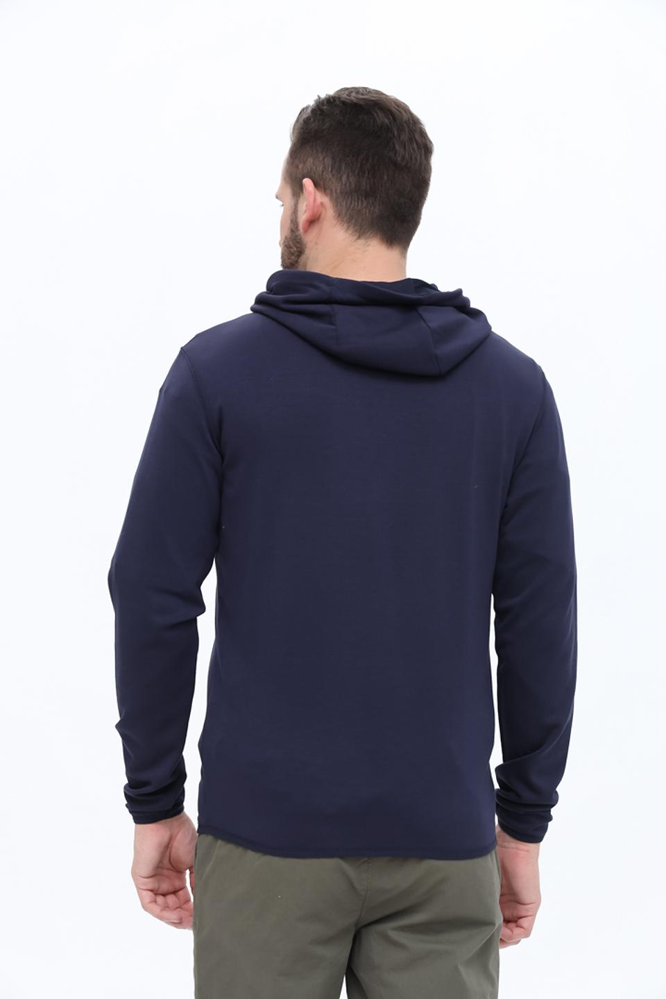 Кардиган Alcott с капюшоном тёмно-синий