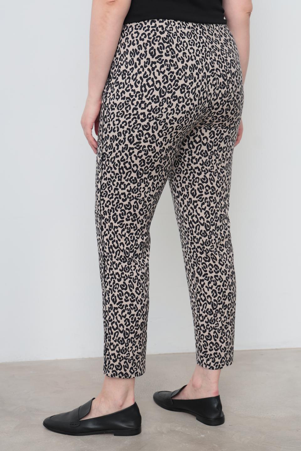 Брюки Frank Walder в леопардовый принт