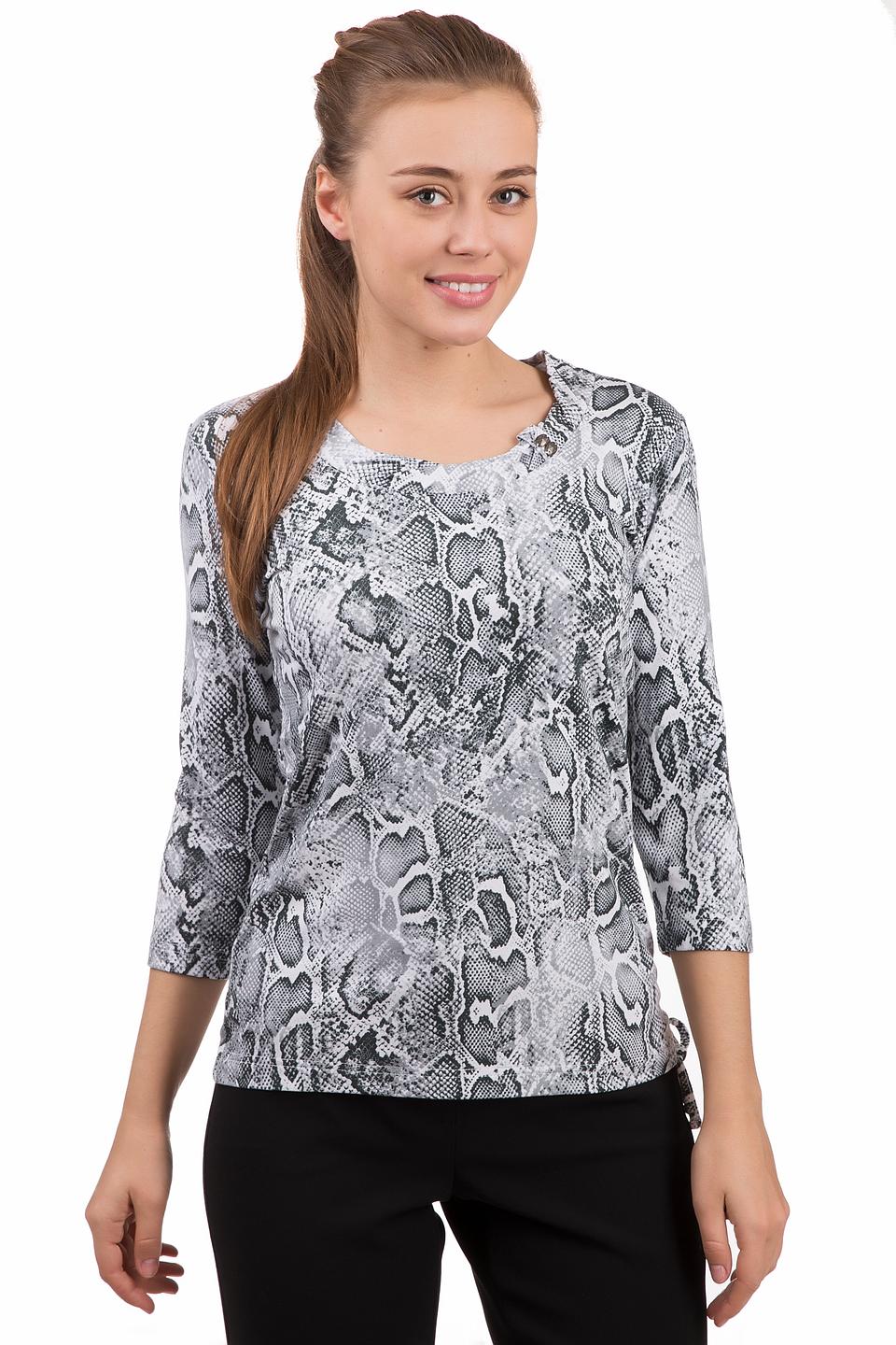 Блуза Pezzo с принтом reptile