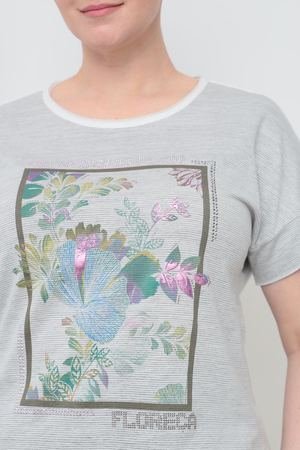 Футболка Frapp с цветочным принтом