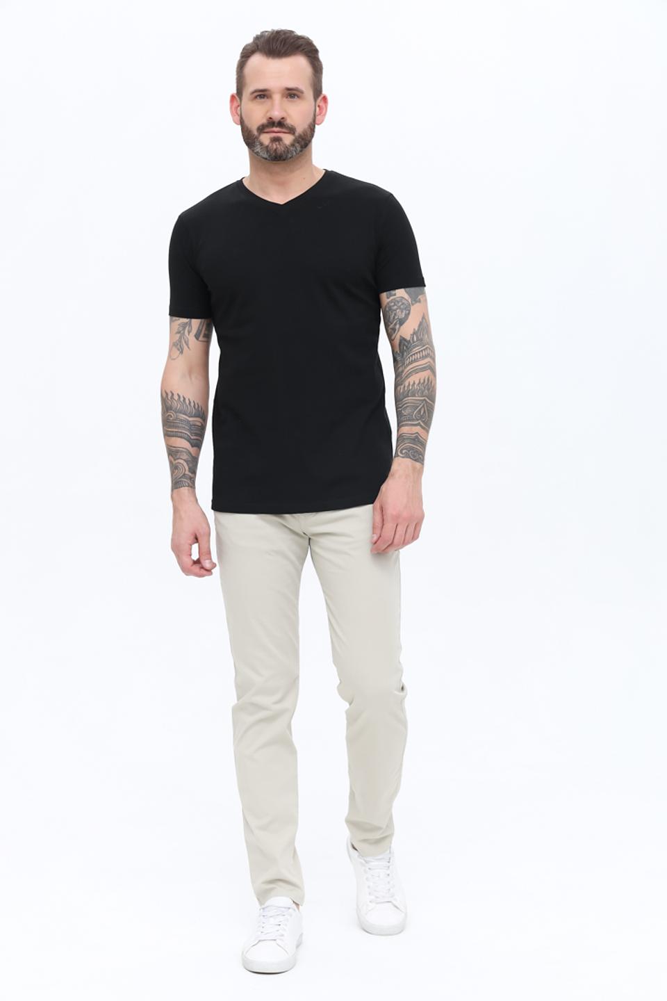 Брюки Bugatti Slim Fit бежевые