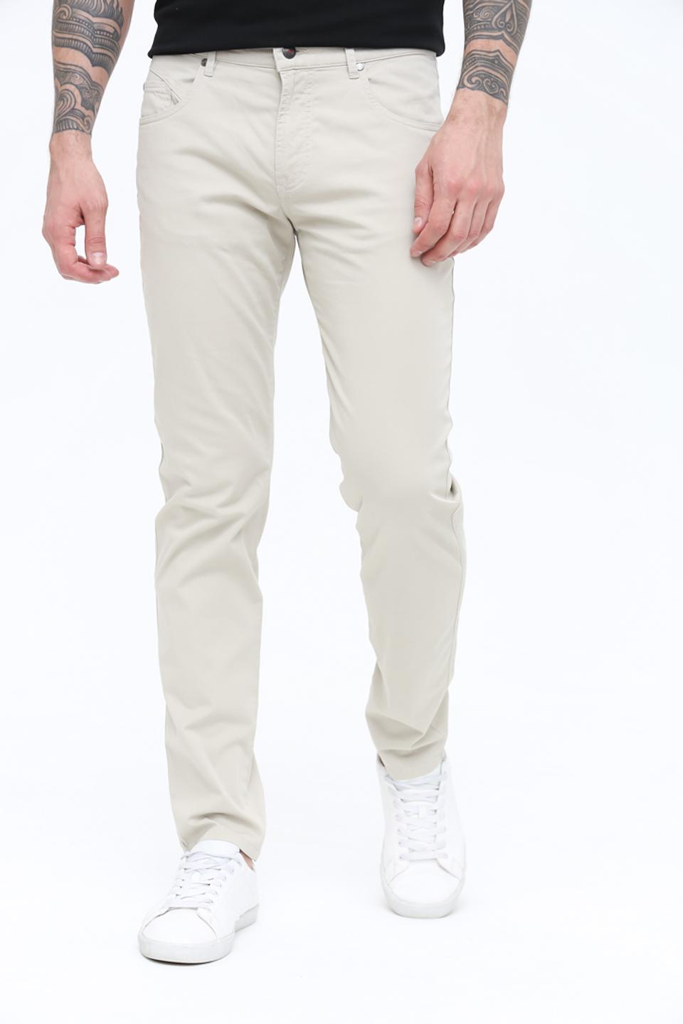 Брюки Bugatti Slim Fit бежевые