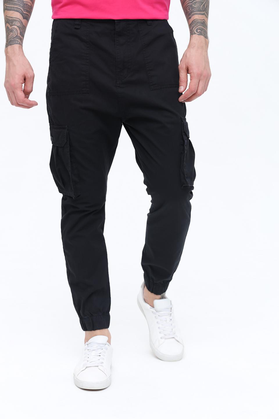 Брюки карго Alcott чёрные