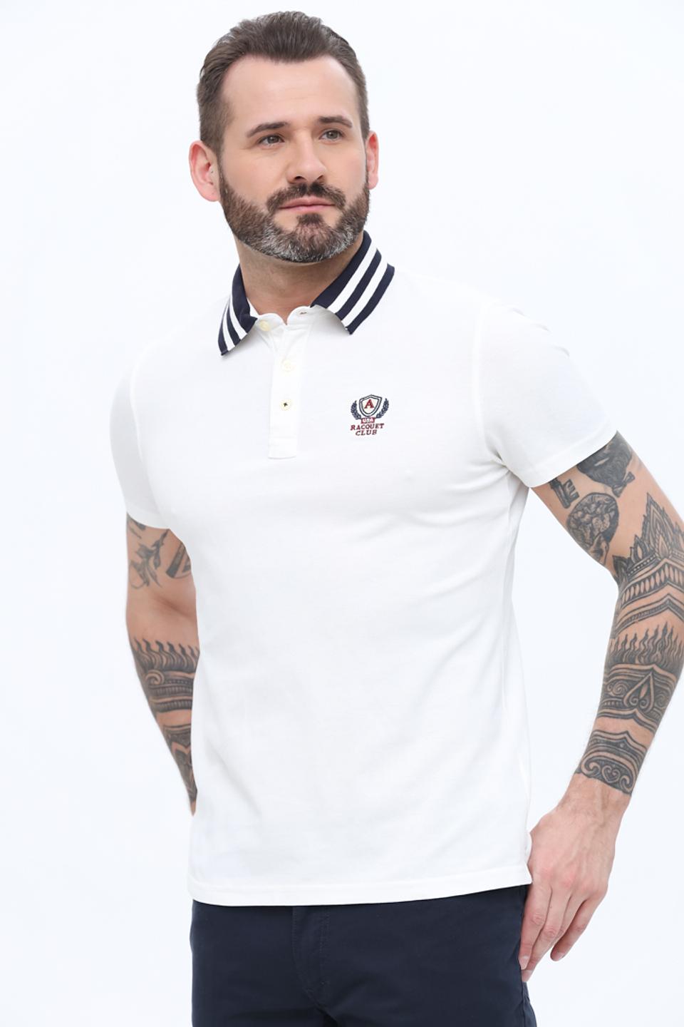 Поло Alcott муж. с полоской