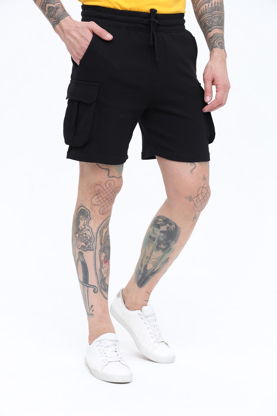 Шорты Alcott чёрные карго