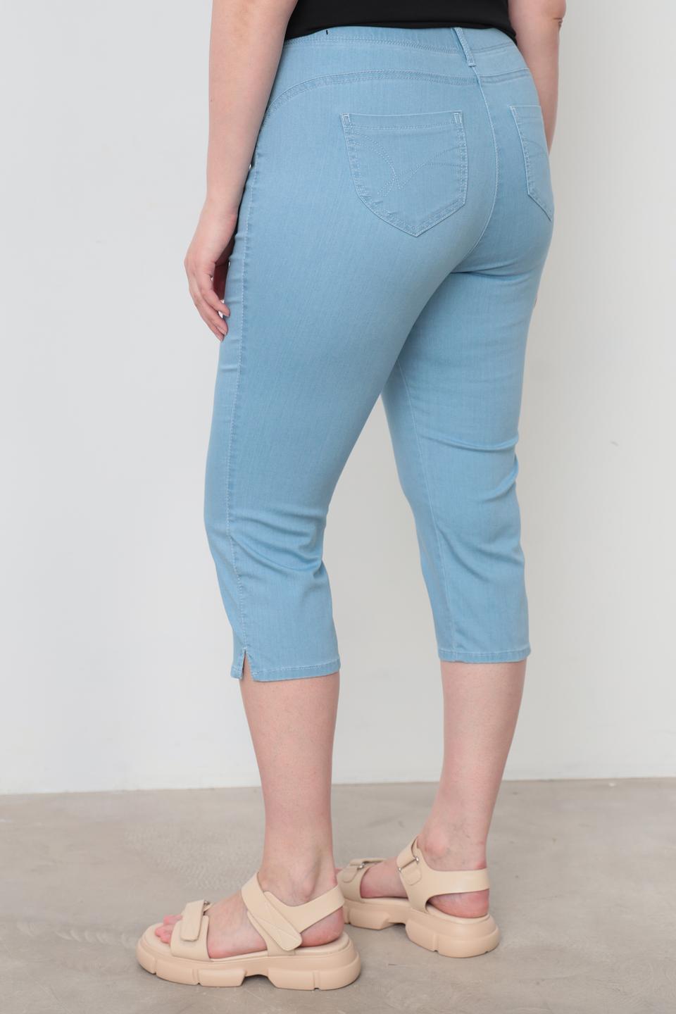 Капри Relaxed by Toni голубые