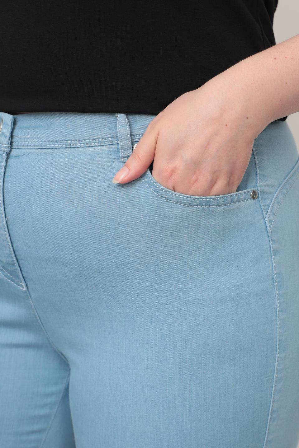 Капри Relaxed by Toni голубые