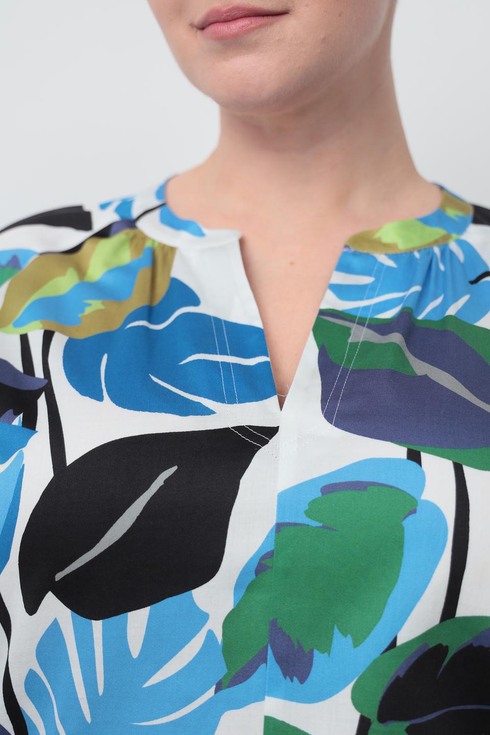 Блуза Be Yourself с тропическим принтом