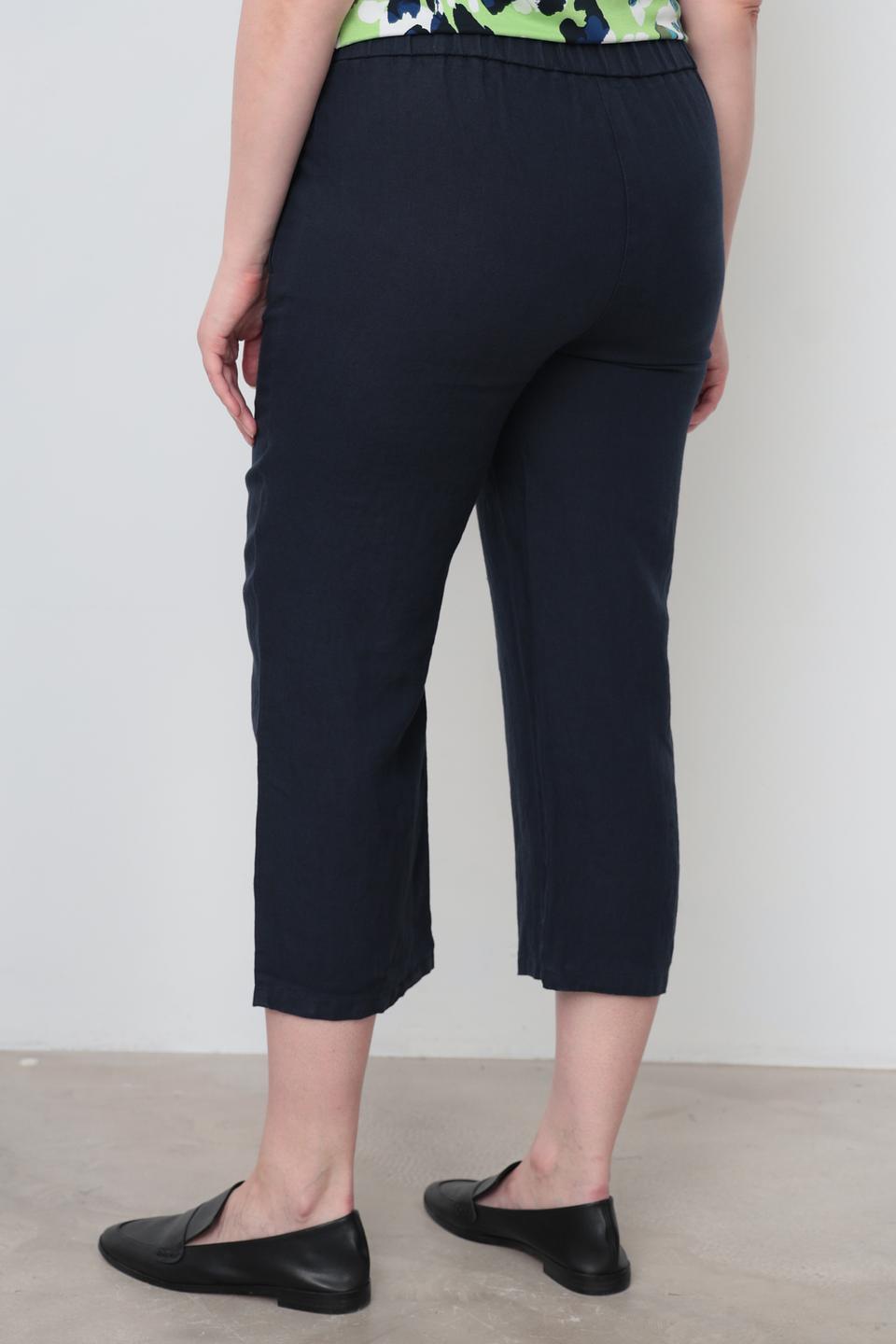 Брюки кюлоты Relaxed by Toni темно-синие