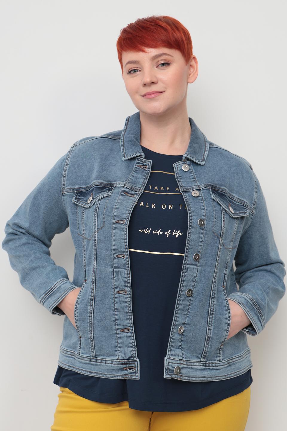 Жакет Frapp джинсовый голубой