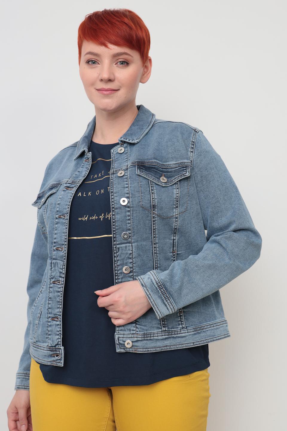 Жакет Frapp джинсовый голубой