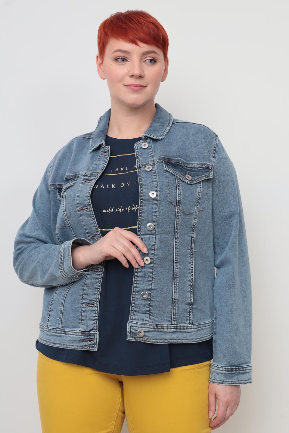 Жакет Frapp джинсовый голубой