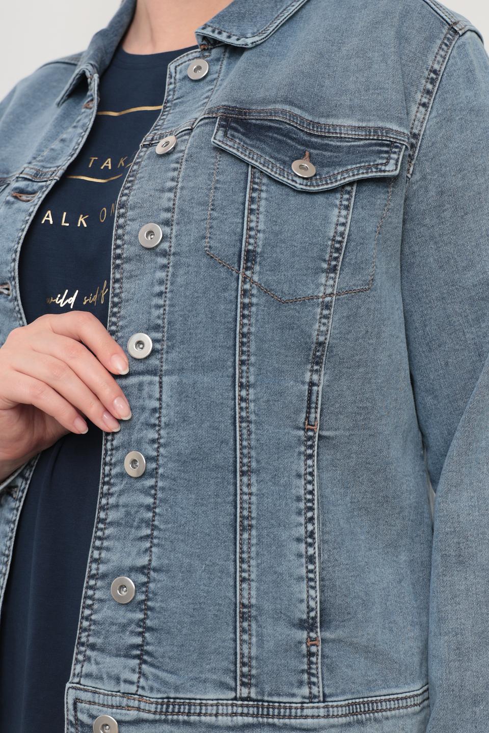 Жакет Frapp джинсовый голубой