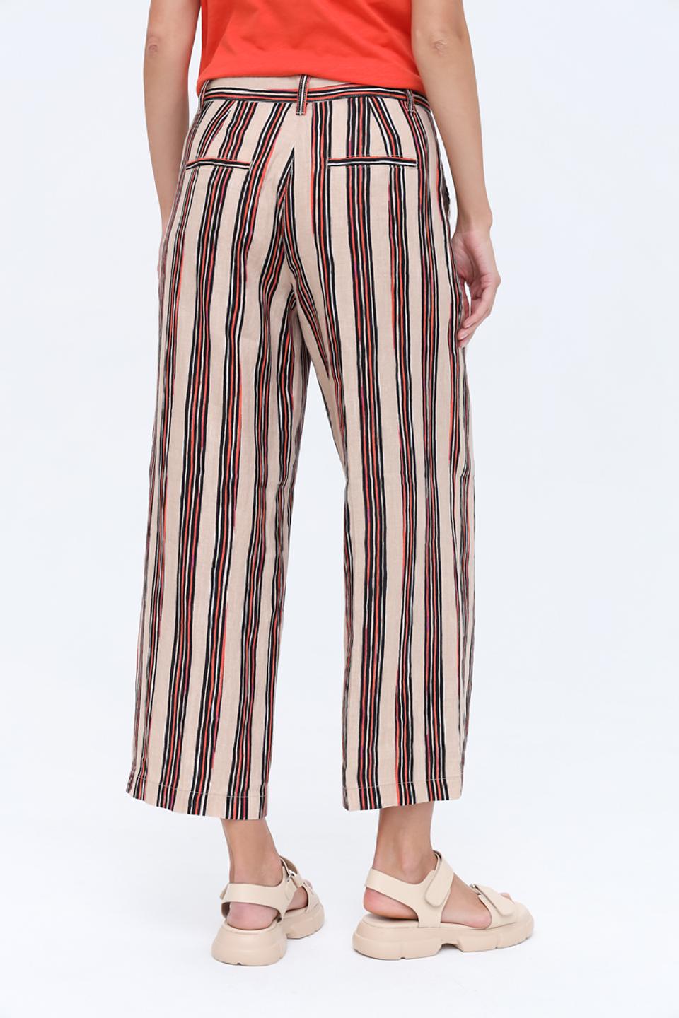 Капри Gerry Weber в полоску бежевый