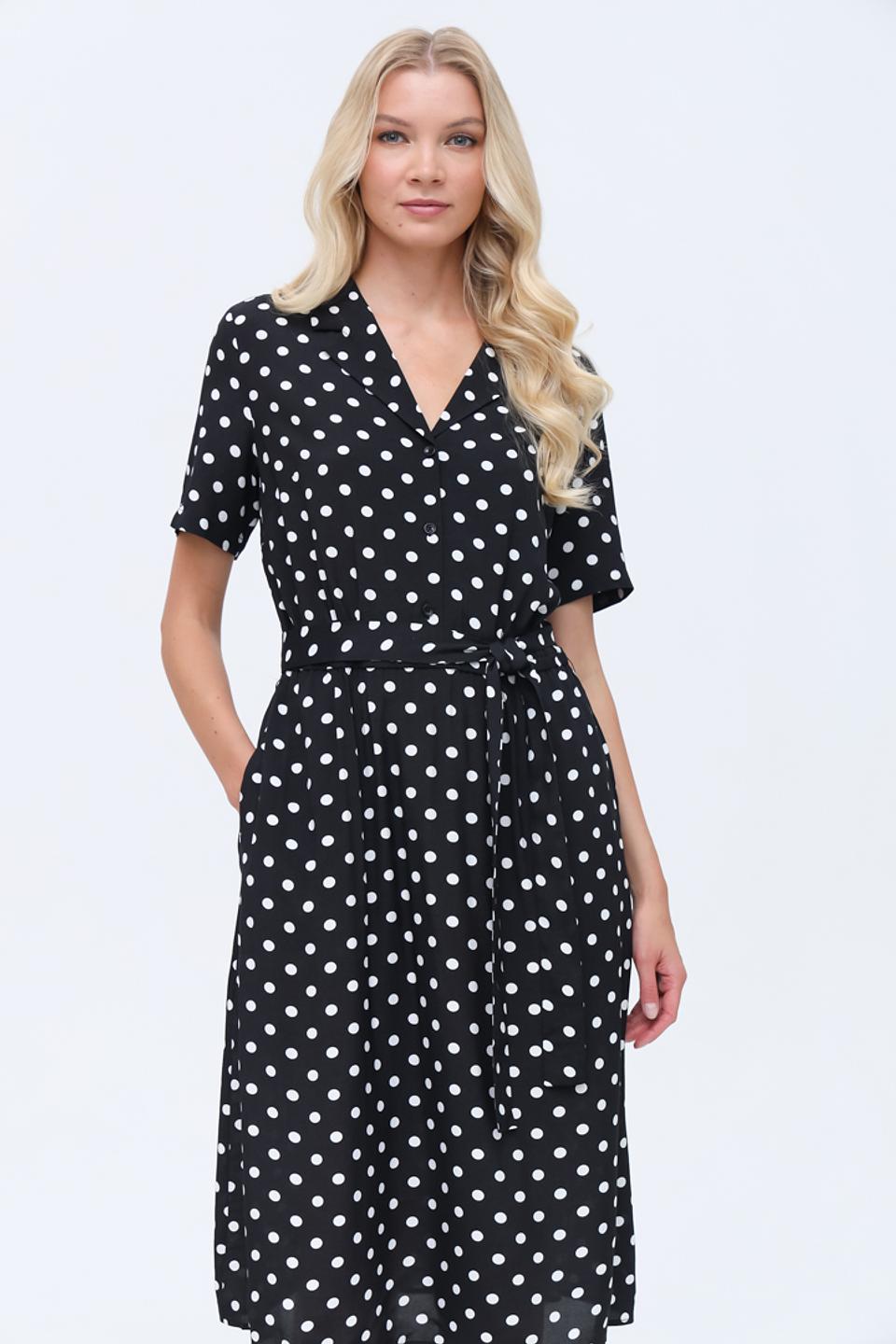 Платье в горошек Just Valeri