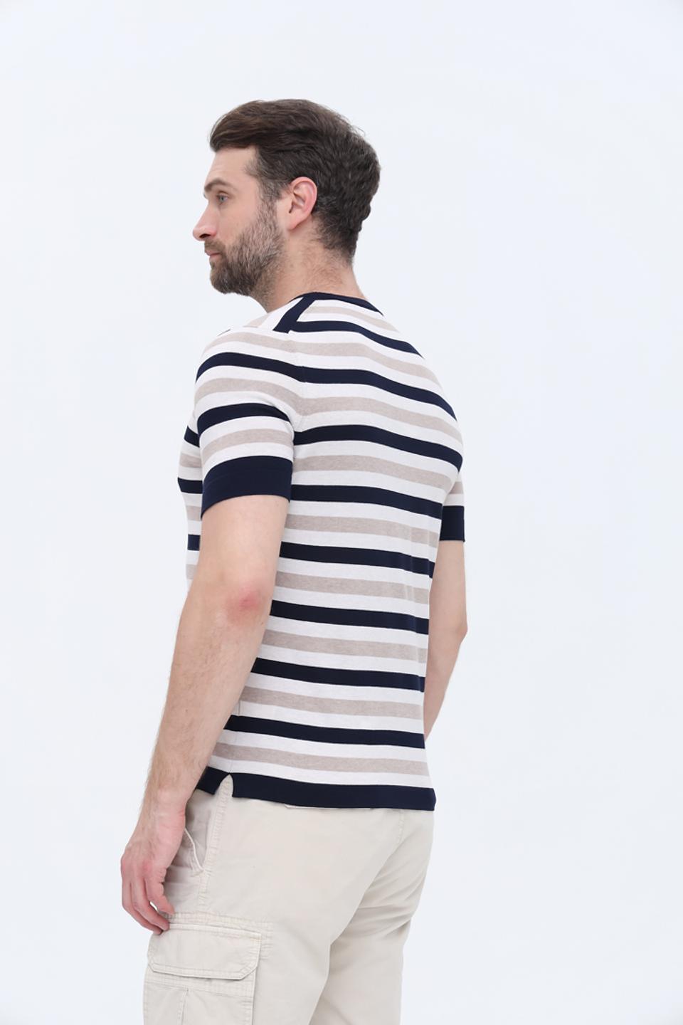 Футболка Gran Sasso в полоску мужская