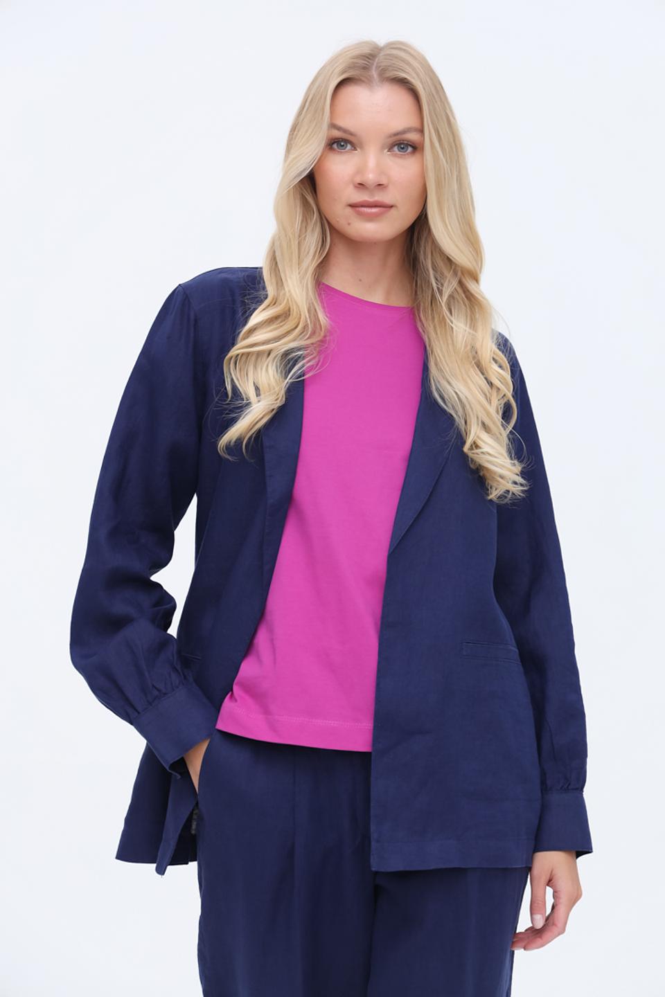 Жакет Gerry Weber синий с поясом