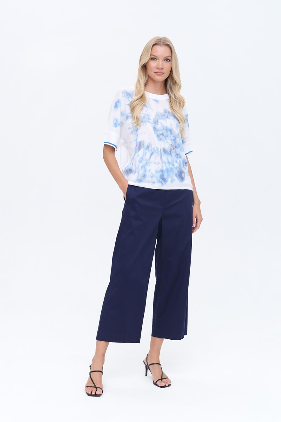 Пуловер Marc Cain с принтом тай-дай