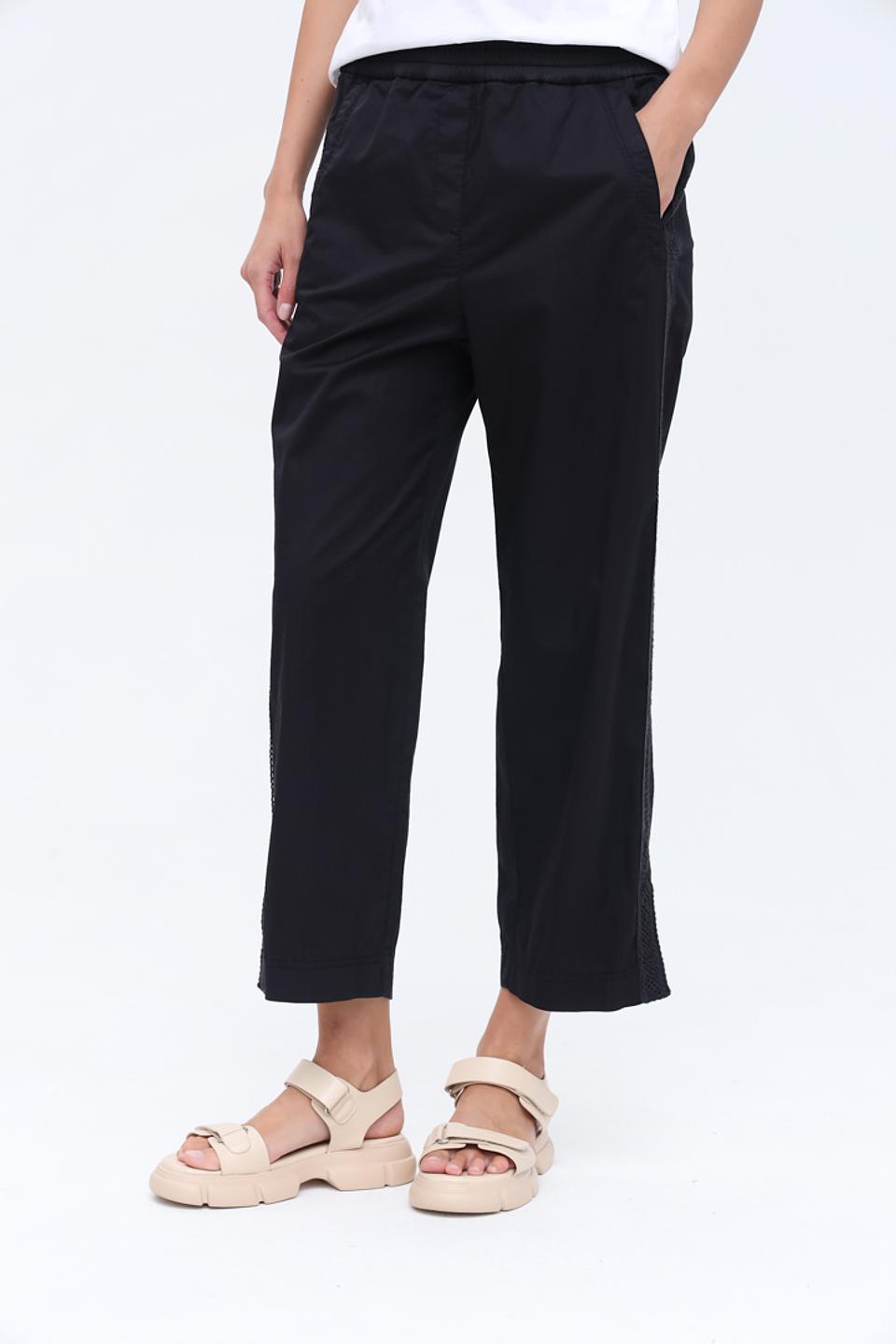 Брюки Marc Cain чёрные с полоской