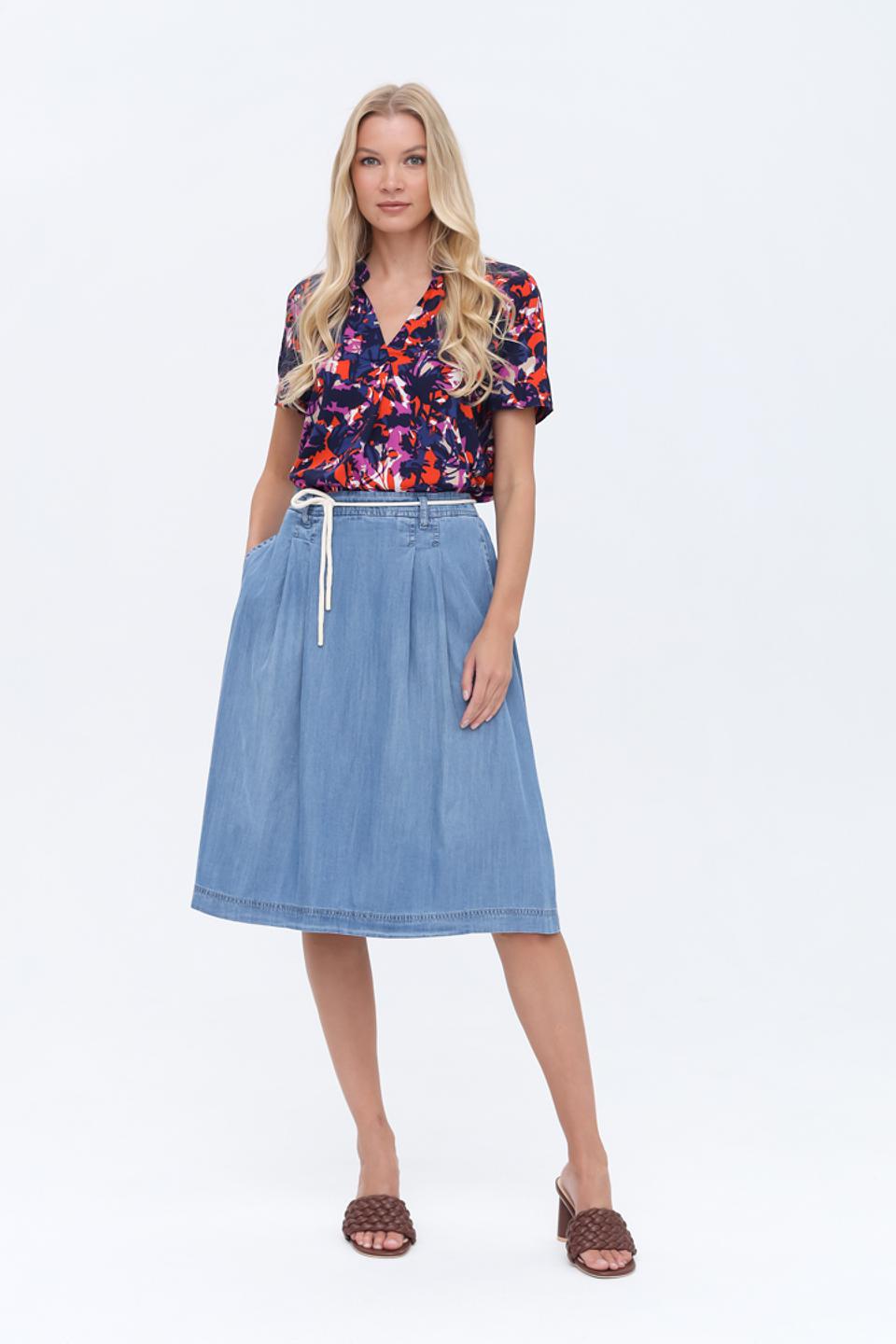 Юбка Gerry Weber деним с поясом