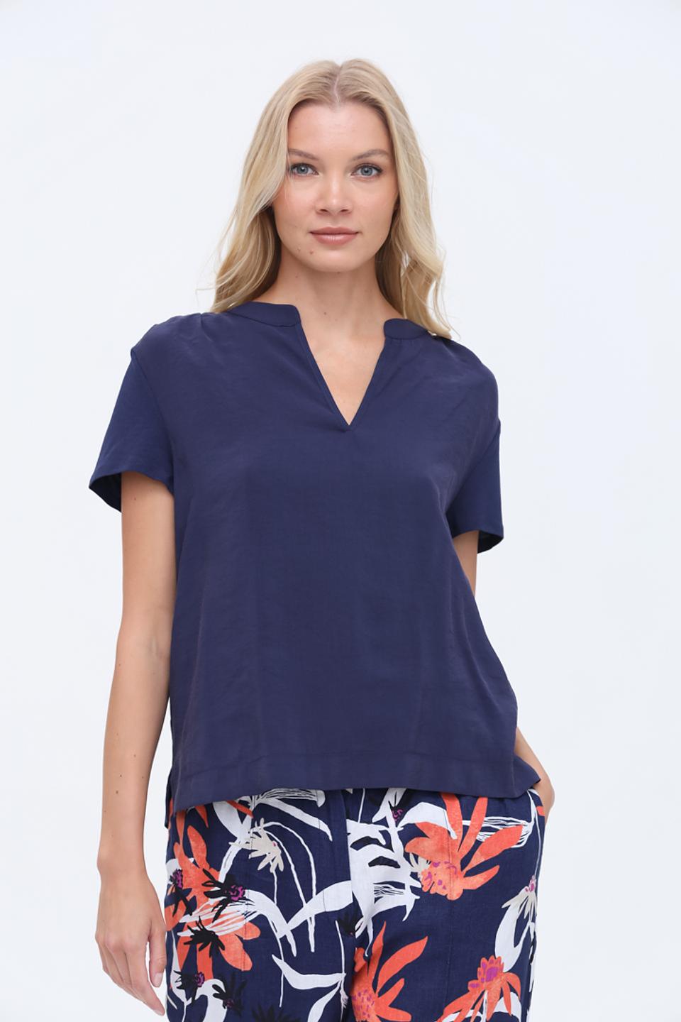 Блуза Gerry Weber EDITION темно-синяя