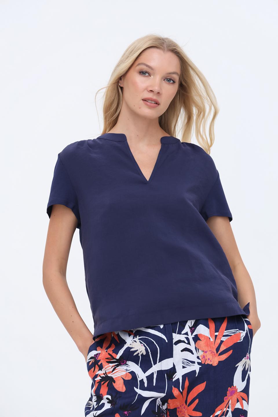 Блуза Gerry Weber EDITION темно-синяя