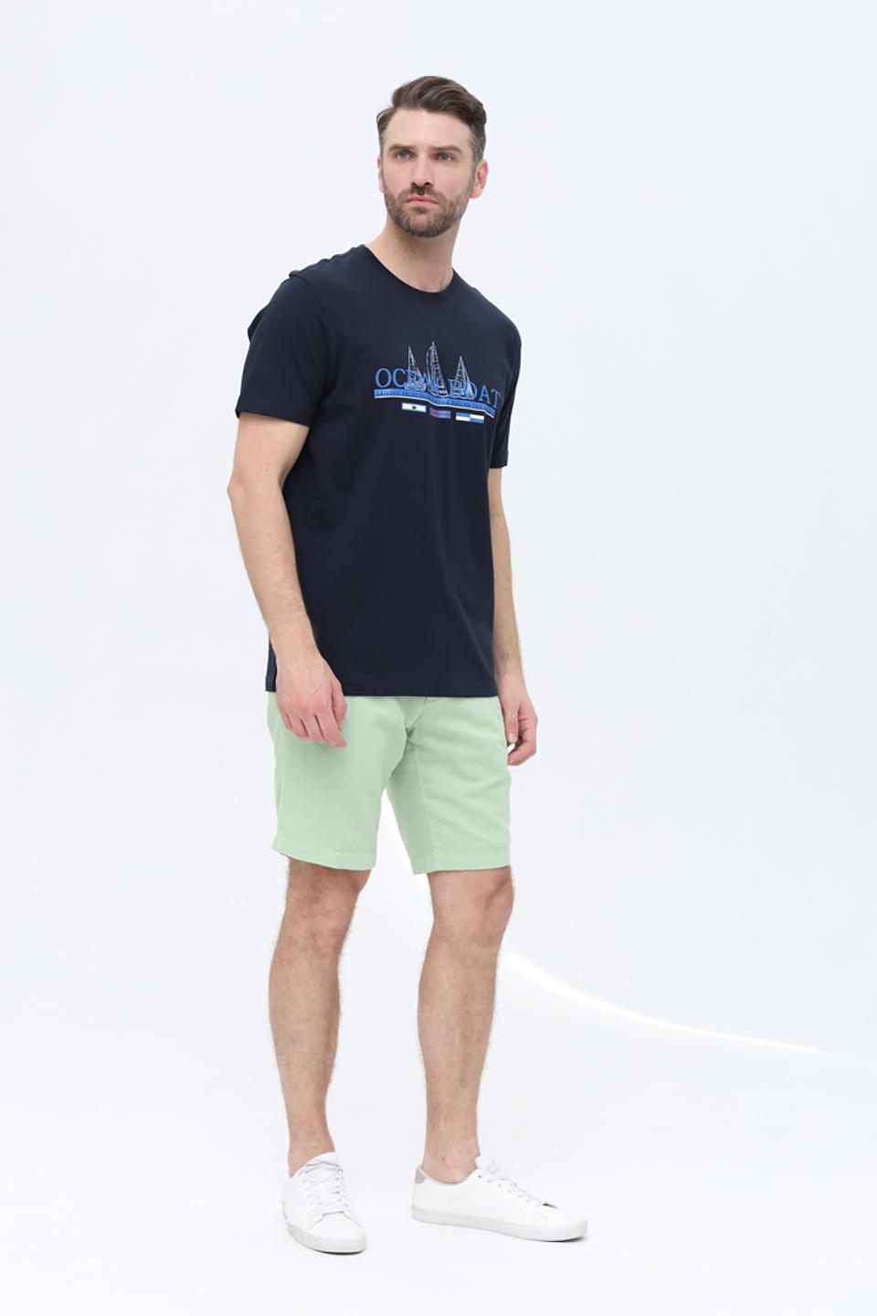 Футболка Granchio с принтом Ocean Boat