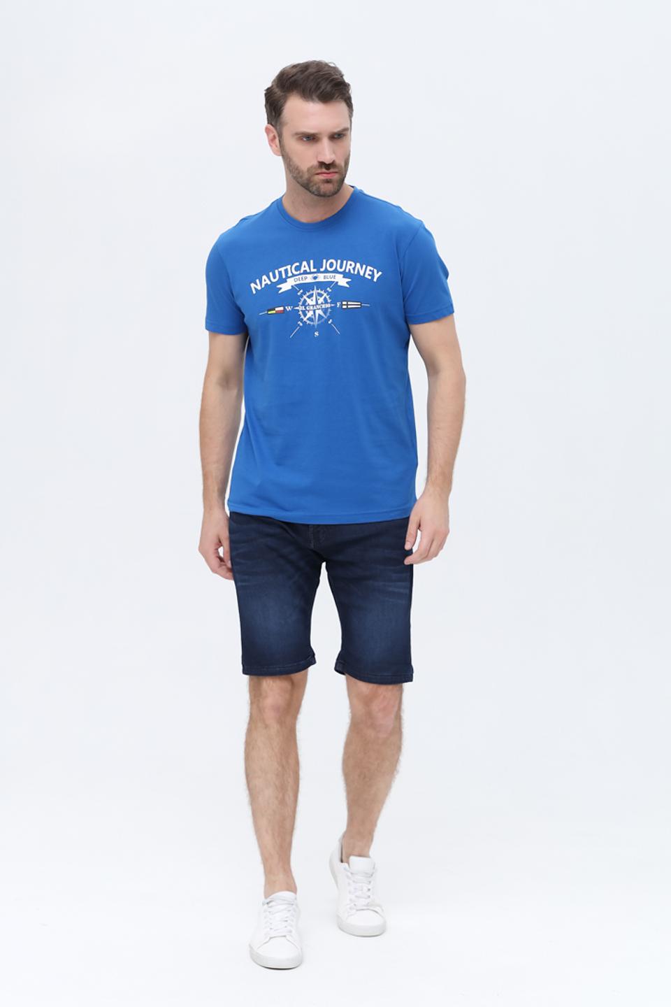 Футболка Granchio Nautical Journey синяя