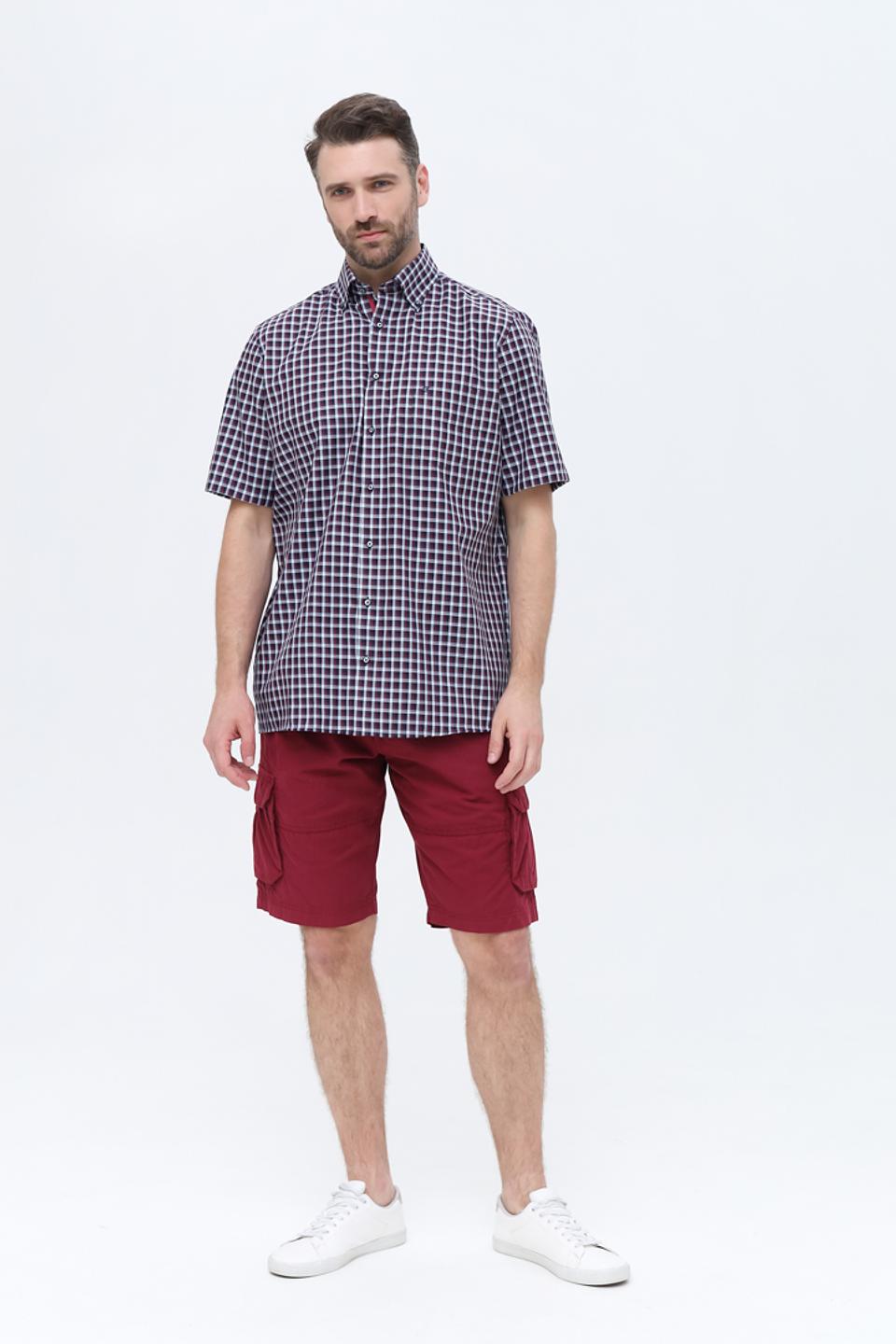 Рубашка кр Casa Moda в клетку