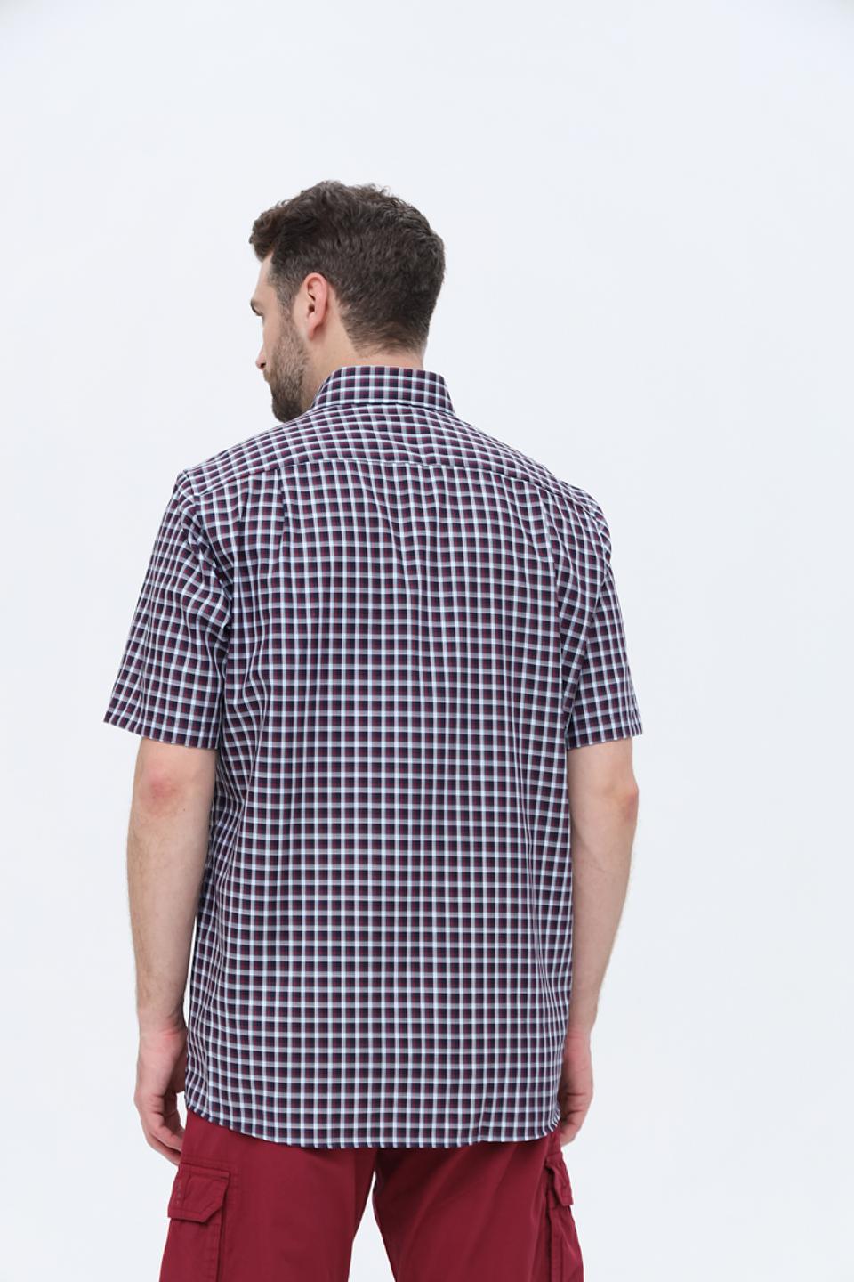 Рубашка кр Casa Moda в клетку