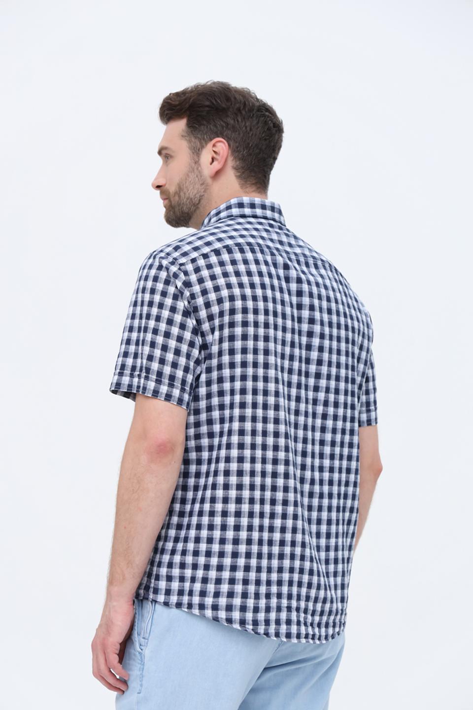 Рубашка кр Casa Moda в клетку