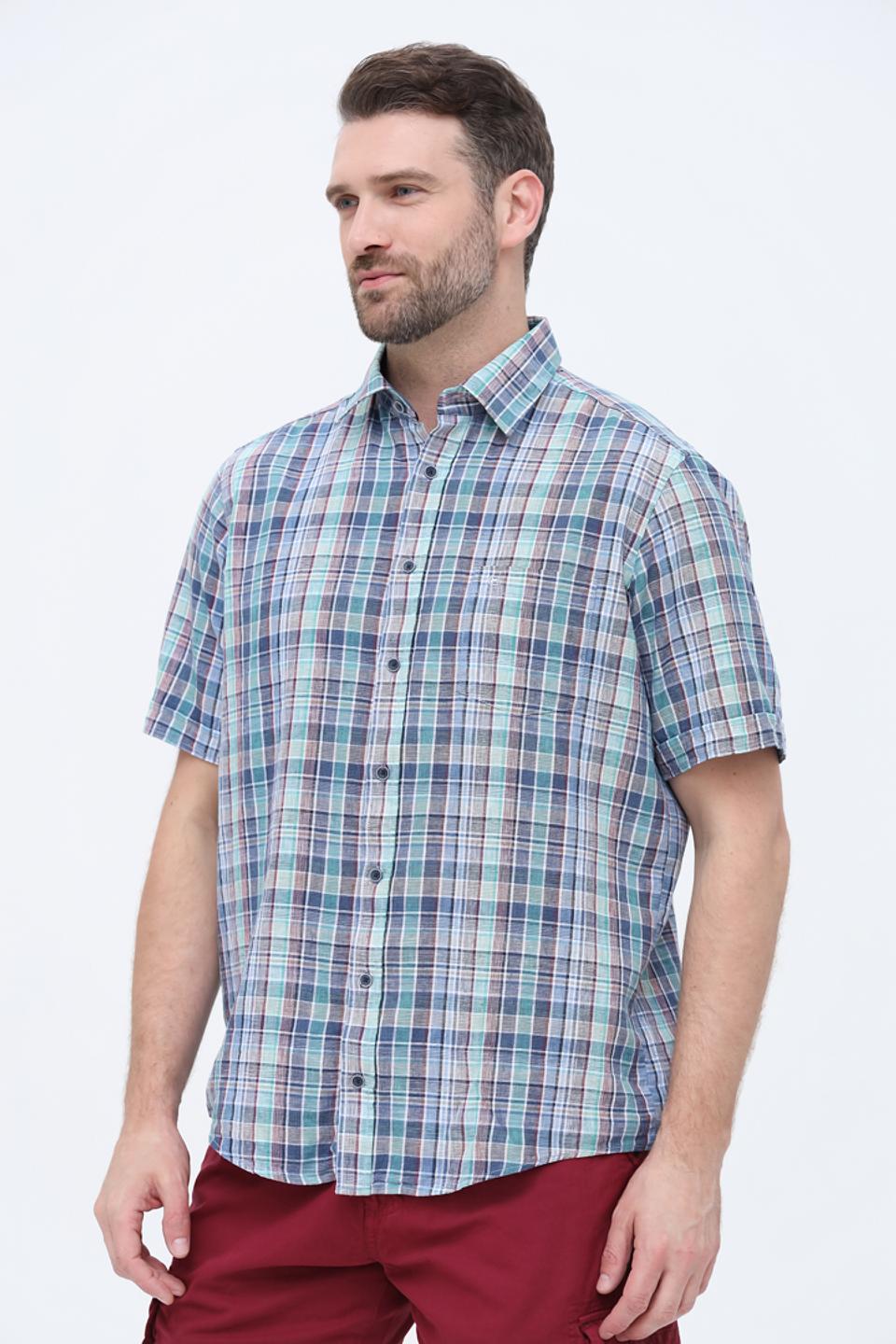 Рубашка кр Casa Moda в клетку