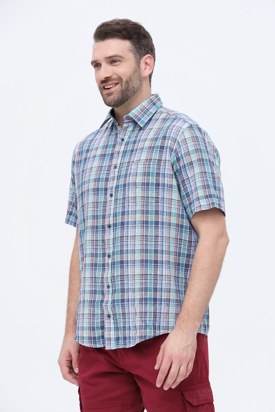 Рубашка кр Casa Moda в клетку