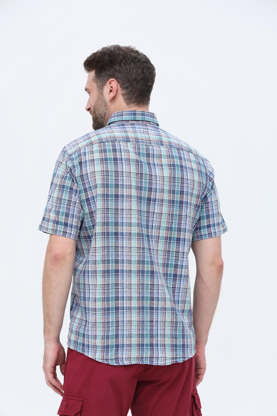 Рубашка кр Casa Moda в клетку