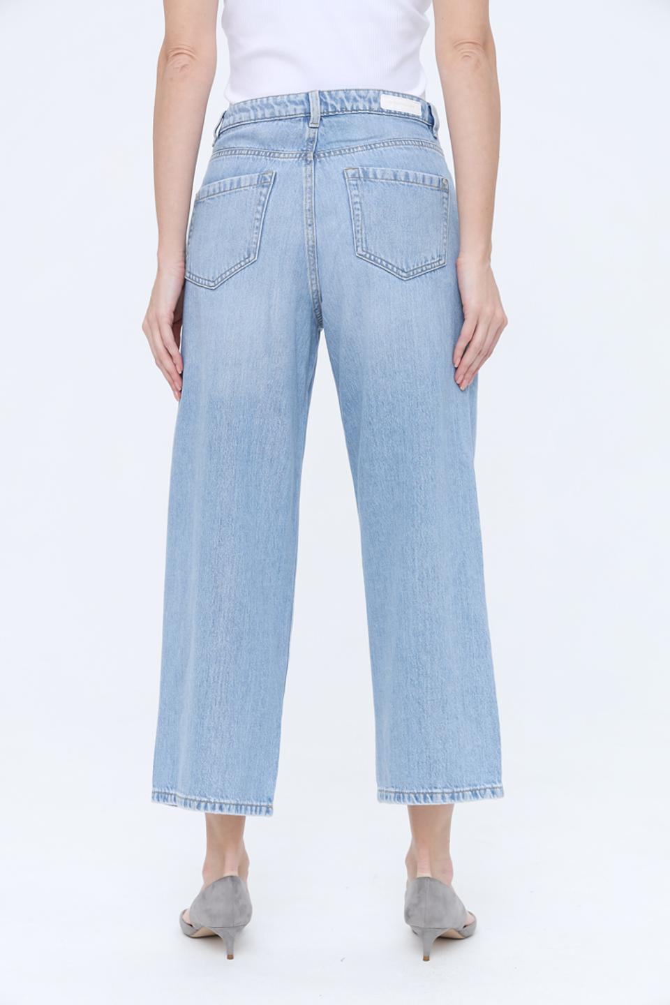 Джинсы Tom Tailor клеш голубые